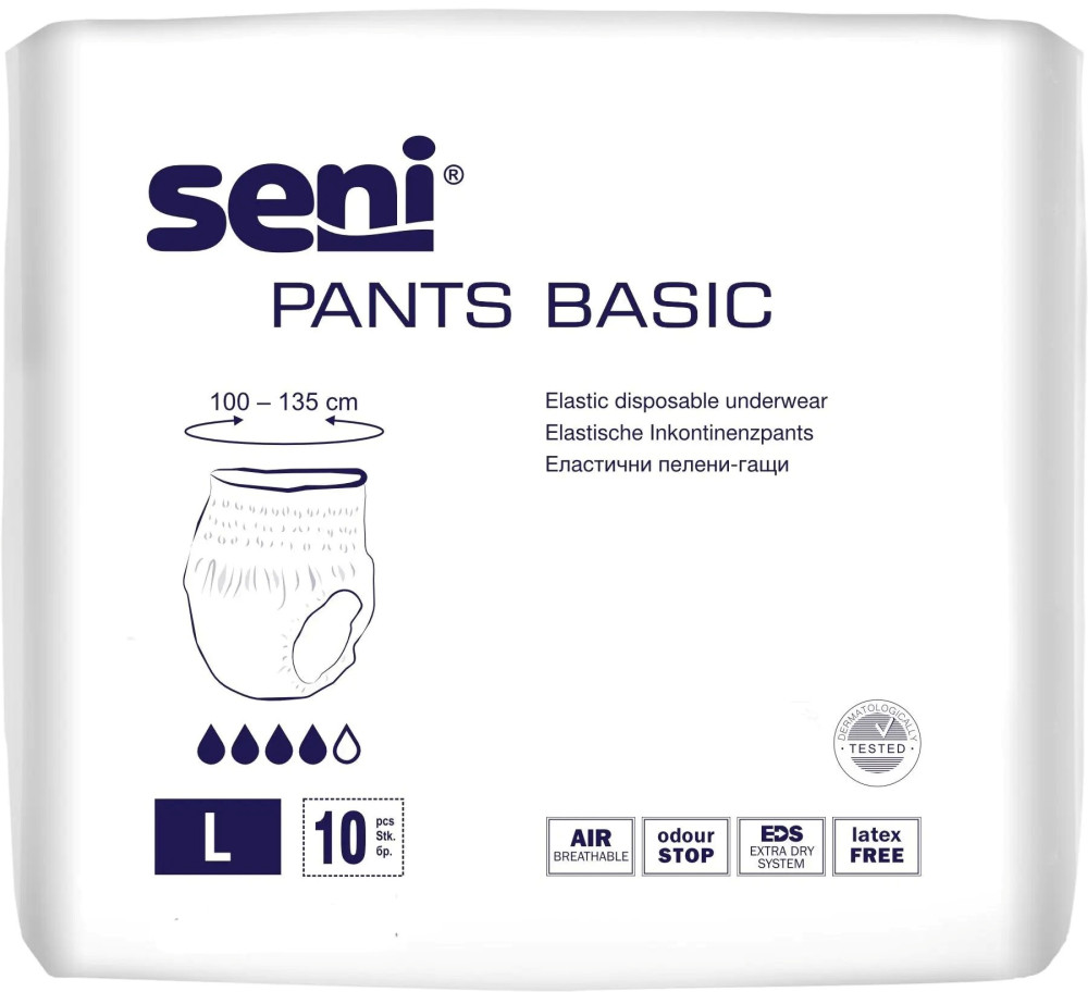 Підгузки-трусики Seni Pants Basic L / 10 pcs