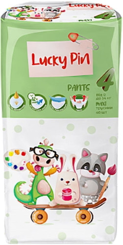 Подгузники-трусики LuckyPin Pants 4 / 46 pcs