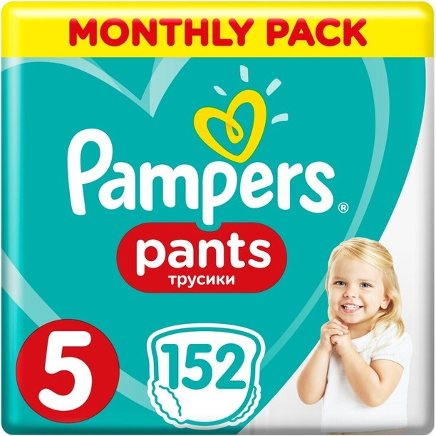 Підгузки-трусики Pampers Pants 5 / 152 pcs