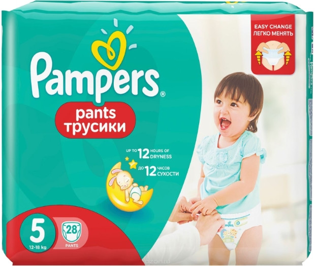 Підгузки-трусики Pampers Pants 5 / 28 pcs