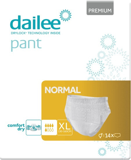 Подгузники-трусики Dailee Pant Premium XL / 14 pcs
