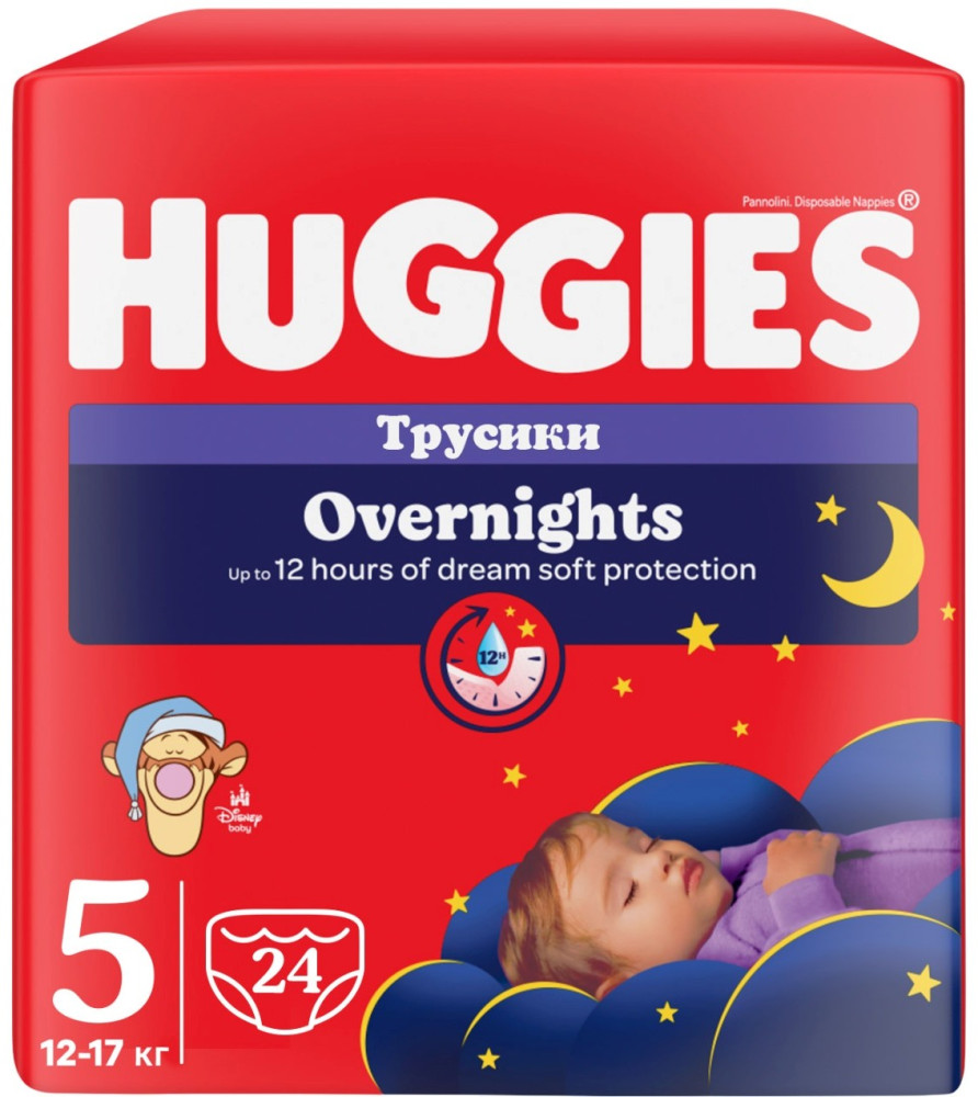 Подгузники-трусики Huggies Overnites Pants 5 / 24 pcs