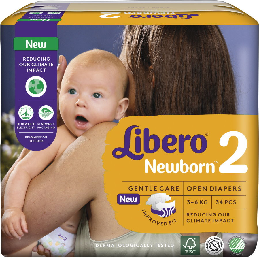 Підгузки Libero Newborn 2 / 34 pcs