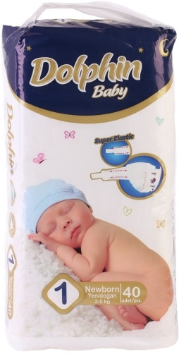 Підгузки Dolphin Newborn 1 / 40 pcs