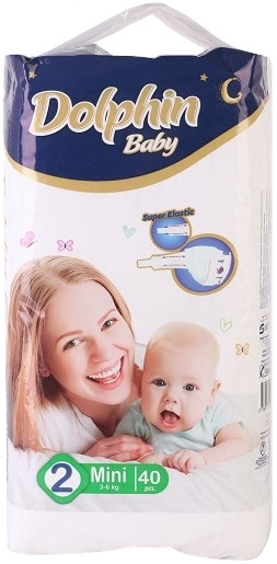 Підгузки Dolphin Mini 2 / 40 pcs