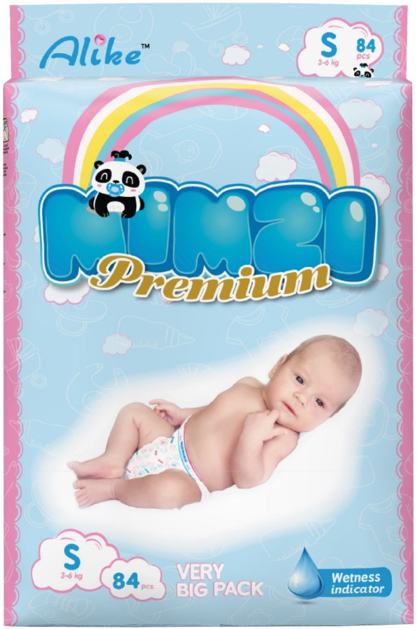 Підгузки Alike Mimzi Premium S / 84 pcs