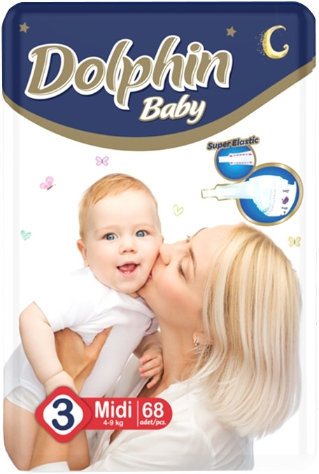 Підгузки Dolphin Midi 3 / 36 pcs