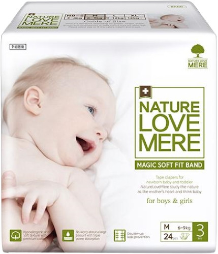 Підгузки Nature Love Mere Magic Soft Fit Diapers M / 24 pcs