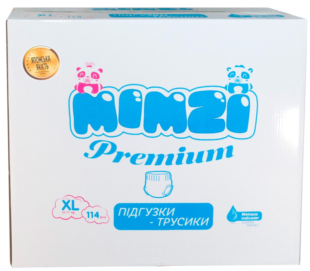Подгузники-трусики Alike Mimzi Premium Pants XL / 114 pcs