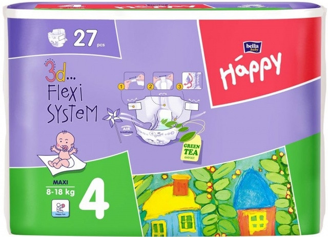 Подгузники Bella Baby Happy Maxi 4 / 27 pcs