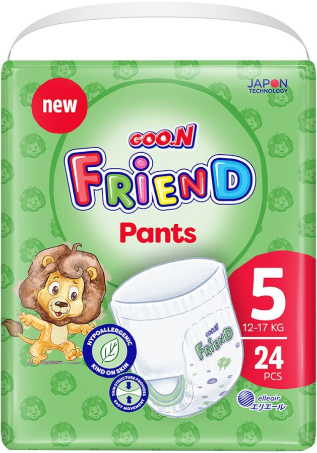 Подгузники-трусики Goo.N Friend Pants 5 / 24 pcs