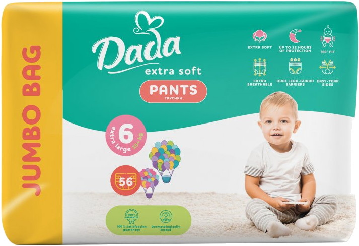 Подгузники-трусики Dada Extra Soft Pants 6 / 112 pcs