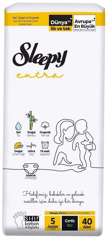 Підгузки Sleepy Extra 5 / 40 pcs