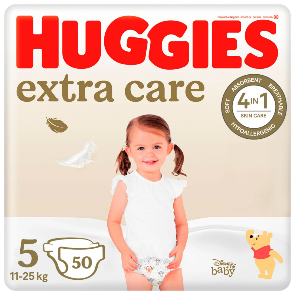 Подгузники Huggies Extra Care 5 / 50 pcs