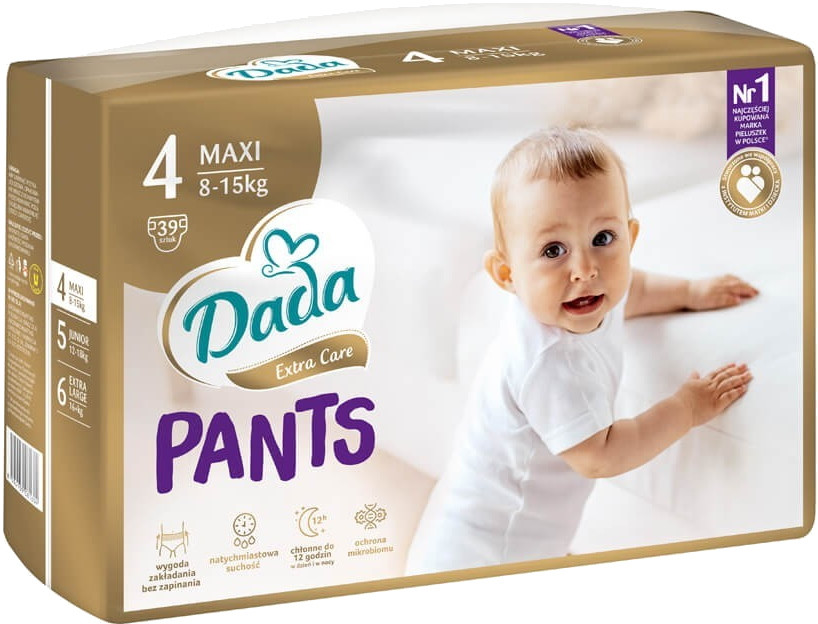 Подгузники-трусики Dada Extra Care Pants 4 / 39 pcs