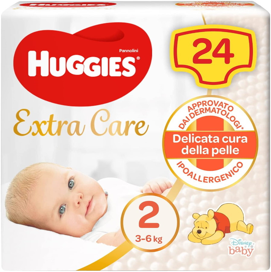 Підгузки Huggies Extra Care 2 / 24 pcs