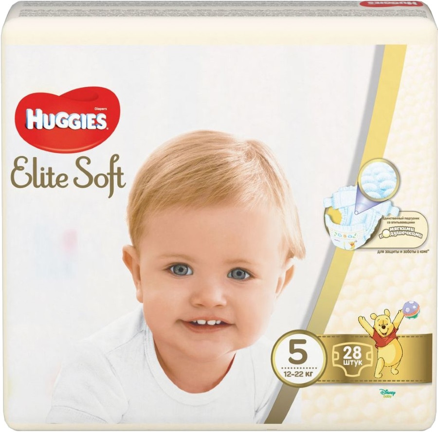 Підгузки Huggies Elite Soft 5 / 28 pcs