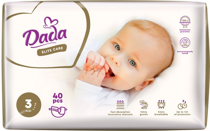 Підгузки Dada Elite Care 3 / 40 pcs