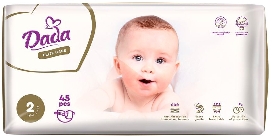 Підгузки Dada Elite Care 2 / 45 pcs