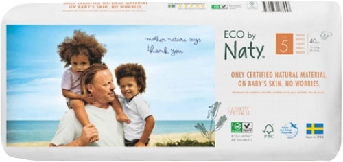 Підгузки Naty Eco 5 / 40 pcs