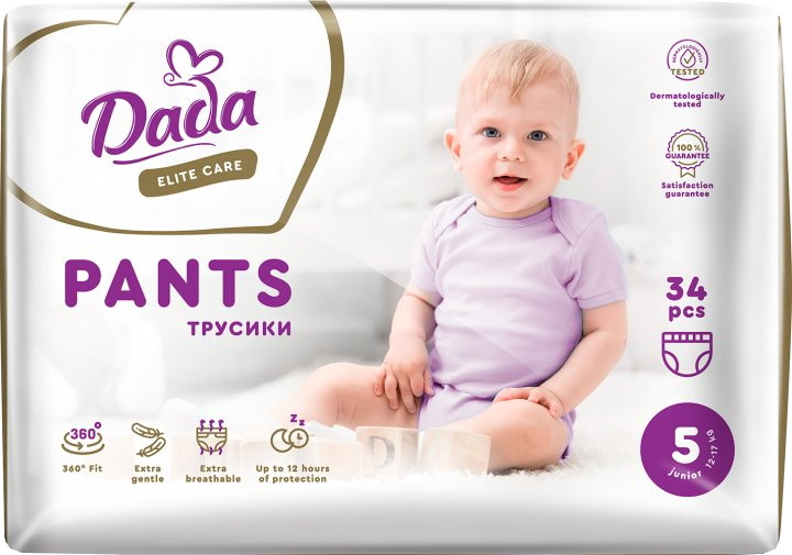 Подгузники-трусики Dada Elite Care Pants 5 / 34 pcs