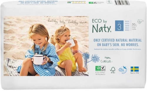 Підгузки Naty Eco 3 / 50 pcs