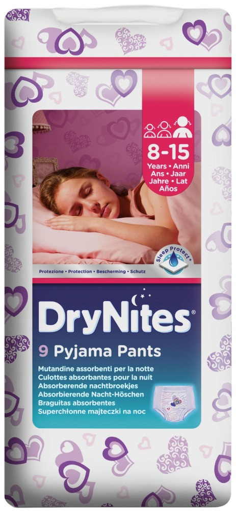 Підгузки-трусики Huggies DryNites Girl 3 / 9 pcs