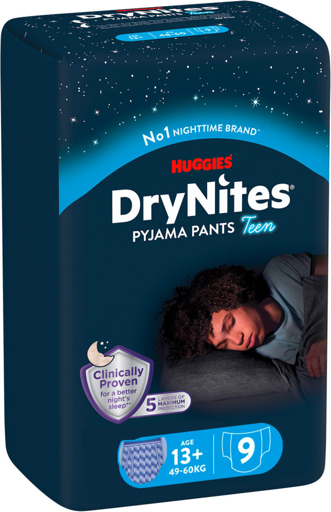 Подгузники-трусики Huggies DryNites Boy 4 / 9 pcs