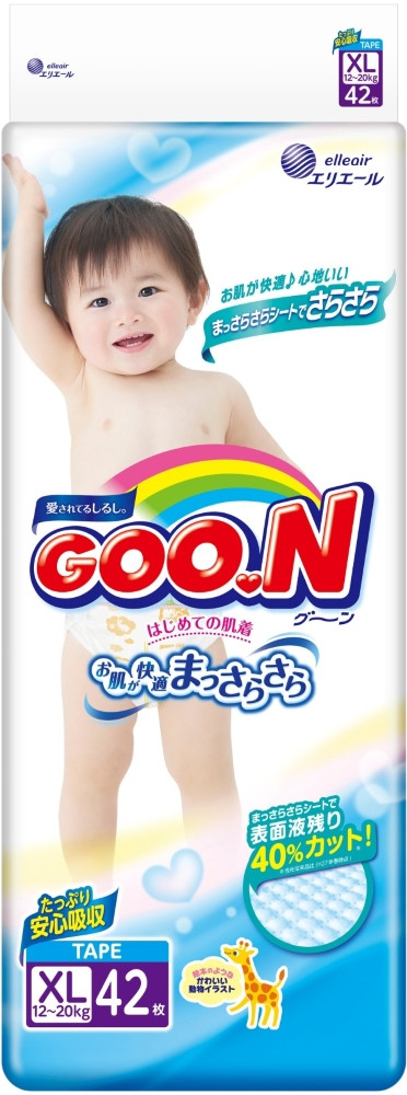 Підгузки Goo.N Diapers XL / 42 pcs