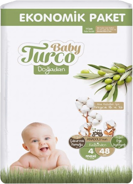 Підгузки Baby Turco Diapers Maxi / 48 pcs