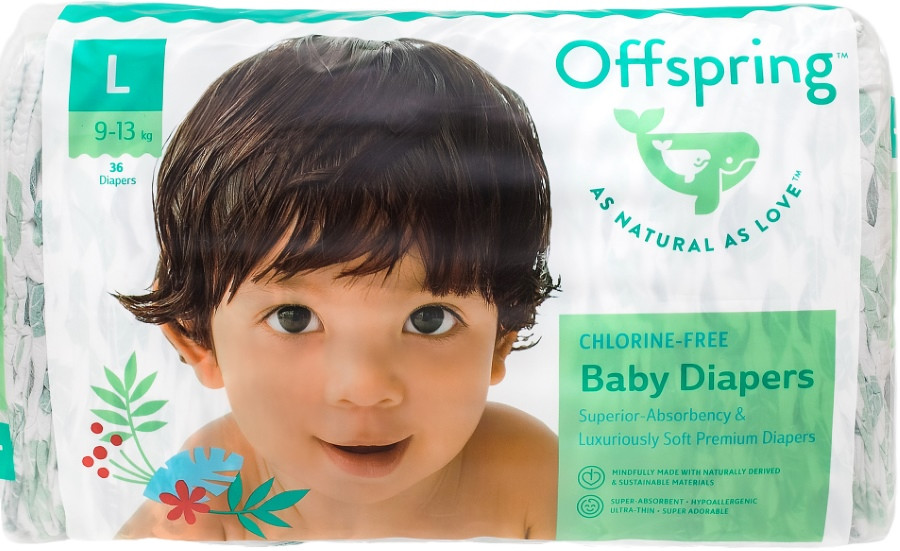 Підгузки Offspring Diapers L / 36 pcs