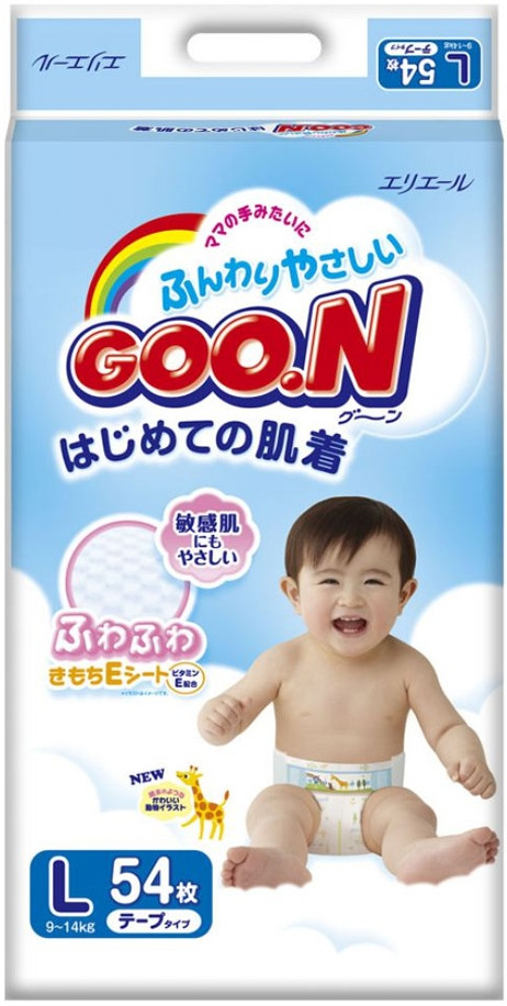 Підгузки Goo.N Diapers L / 54 pcs