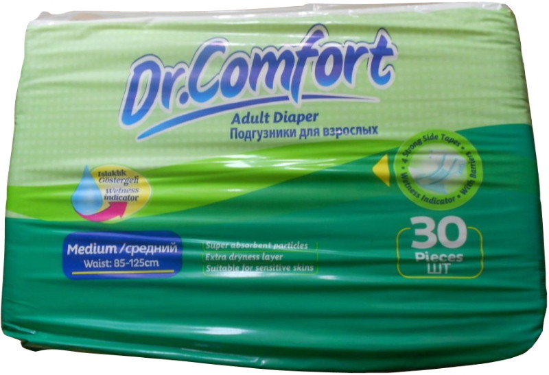 Підгузки Dr Comfort Diapers M / 30 pcs