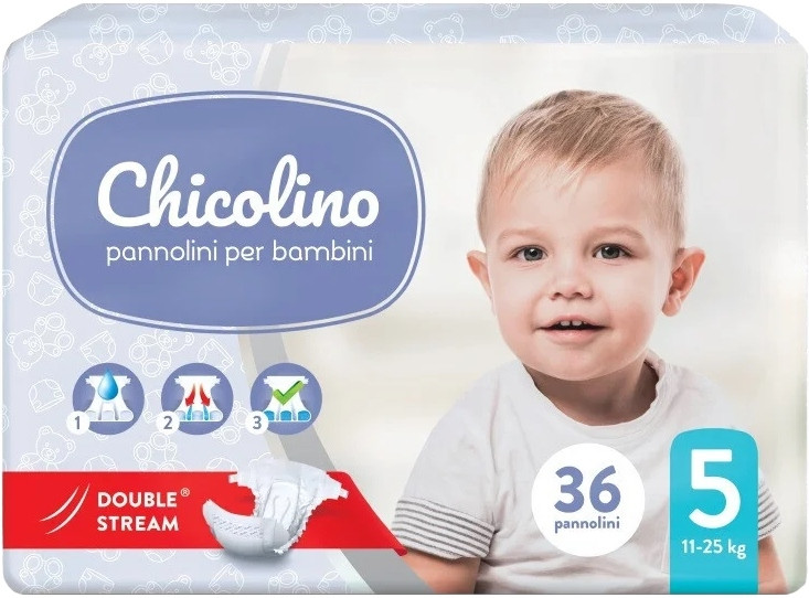 Підгузки Chicolino Diapers 5 / 36 pcs