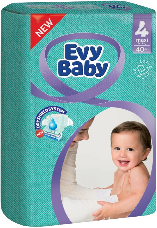 Підгузки Evy Baby Diapers 4 / 40 pcs