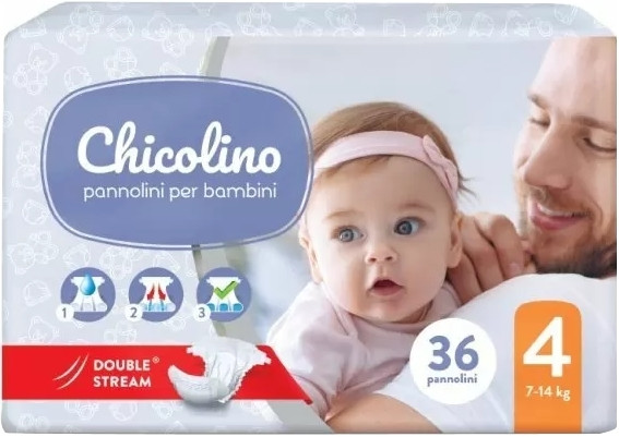 Підгузки Chicolino Diapers 4 / 36 pcs