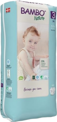 Підгузки Bambo Nature Diapers 3 / 52 pcs