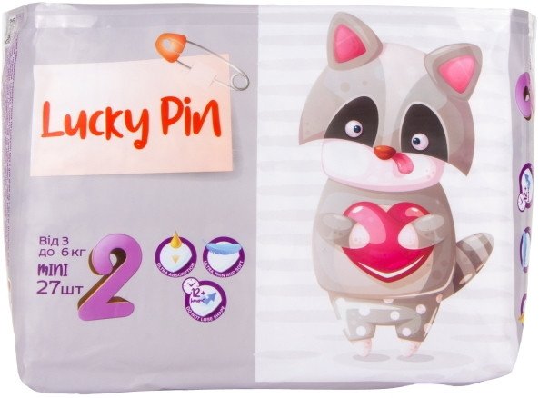 Підгузки LuckyPin Diapers 2 / 27 pcs