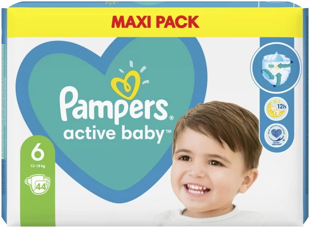 Подгузники Pampers Active Baby 6 / 44 pcs