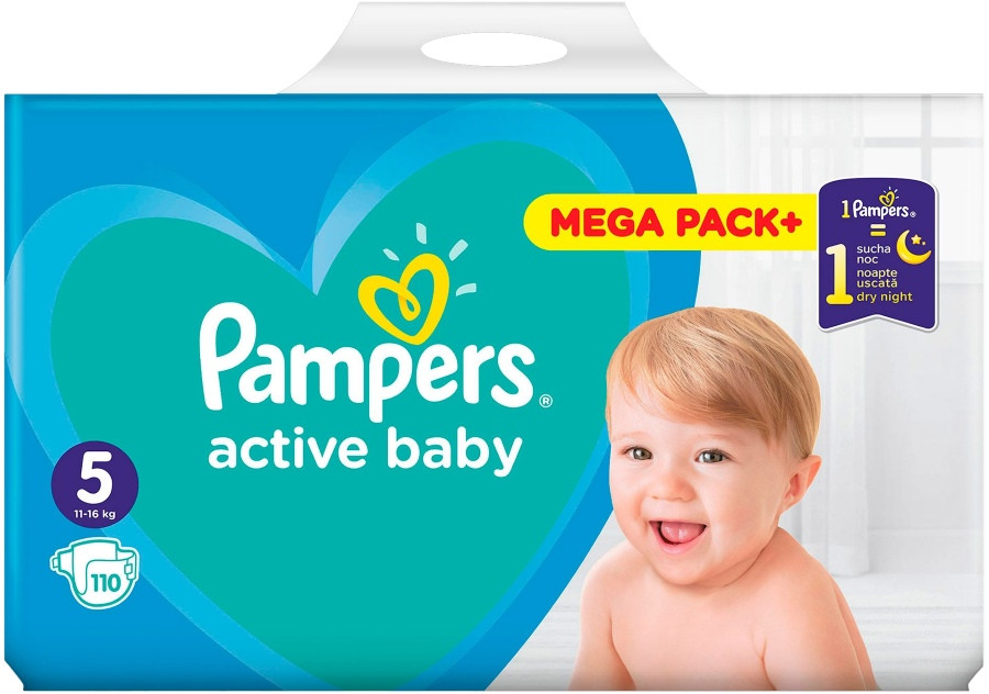 Підгузки Pampers Active Baby 5 / 110 pcs