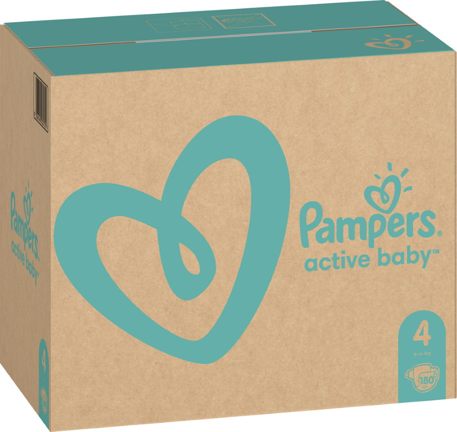 Підгузки Pampers Active Baby 4 / 180 pcs