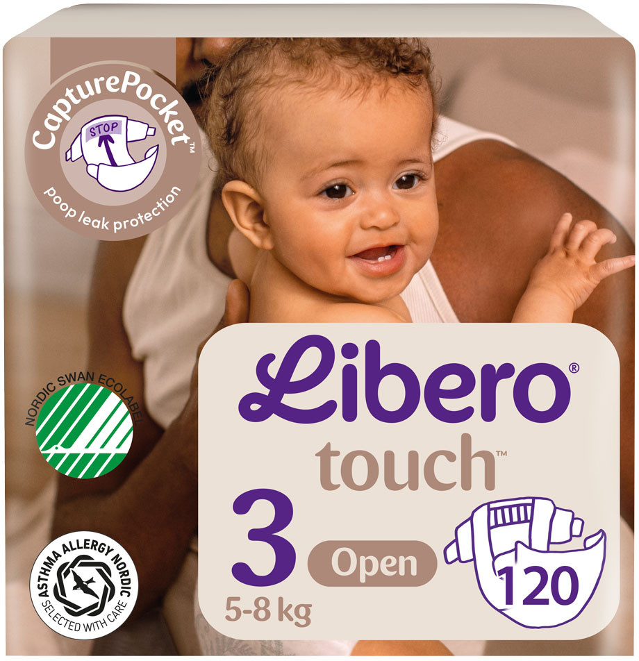 Подгузники Libero Touch Open 3 / 120 pcs