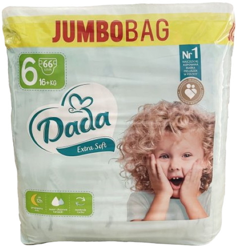 Подгузники Dada Extra Soft 6 / 66 pcs