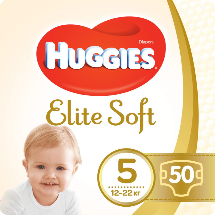 Підгузки Huggies Elite Soft 5 / 50 pcs
