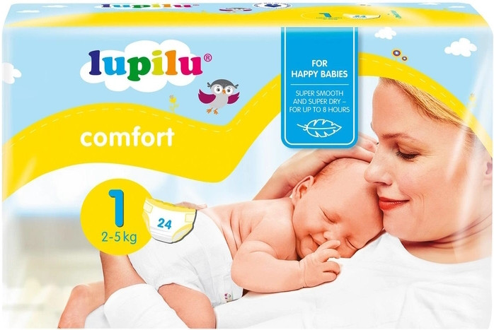 Підгузки Lupilu Comfort 1 / 24 pcs