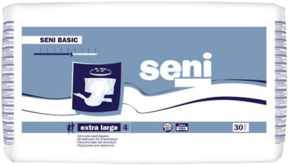 Подгузники Seni Basic XL / 30 pcs
