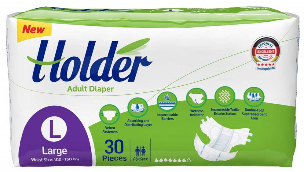 Підгузки Holder Adult Diapers L / 30 pcs