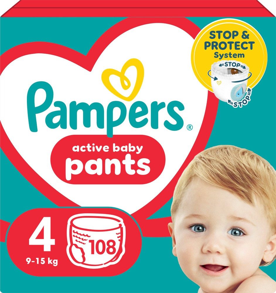 Підгузки Pampers Active Baby 4 / 108 pcs