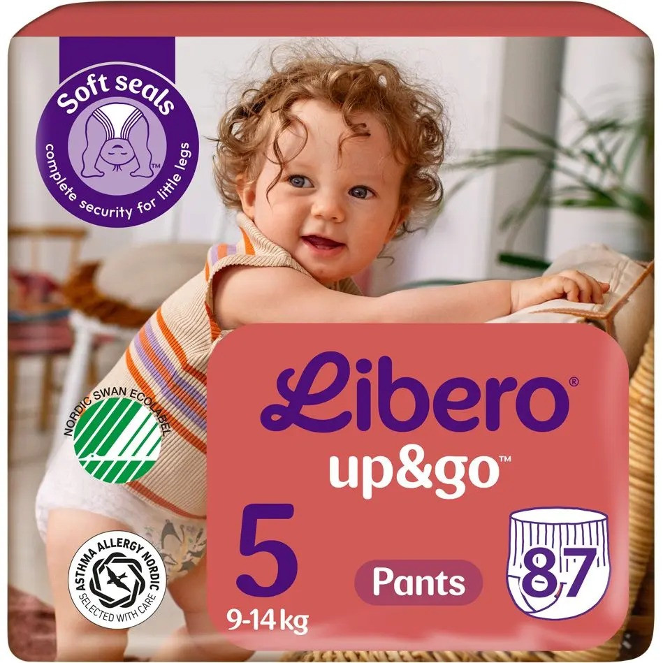 Подгузники-трусики Libero Up and Go 5 / 87 pcs