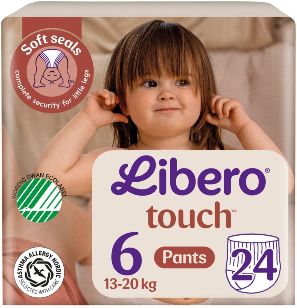 Подгузники-трусики Libero Touch Pants 6 / 24 pcs